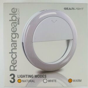 GearLight Rechargeable Ring Light